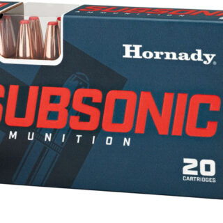Hornady 80877 Subsonic Rifle 300 Blackout 190 gr Sub X 20 Per Box/ 10 Case