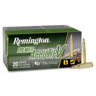 Remington Premier AccuTip Varmint Rifle Ammunition .222 Rem 50 gr ATV 3140 fps 20/ct