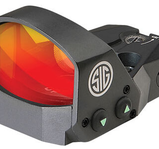Sig Sauer Electro-Optics SOR11600 Romeo1 Open Reflex Sights Black Anodized 6 MOA Red Dot Reticle Illuminated