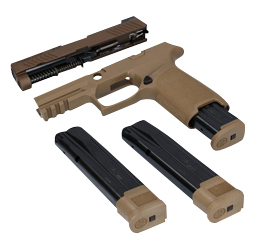 Sig Sauer 8900268 P320 M18 X-Change Kit 9mm Luger For Sig 320 Handgun 17 21 Capacity Coyote Tan