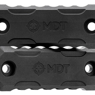 Mdt Sporting Goods Inc 107304BLK Forend Weight  Exterior, M-LOK Mount, 0.35 lbs Each (2 Pack), Black Steel
