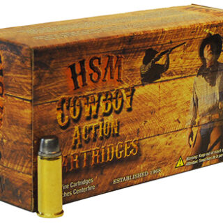 HSM 38551N Cowboy Action  38-55 Win 240 gr Round Nose Flat Point 20 Per Box/ 25 Case