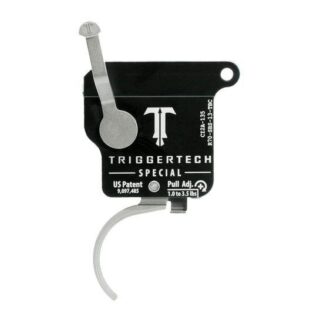 TriggerTech Rem 700 Special Curved Trigger Single Stage Stainless Steel/Black