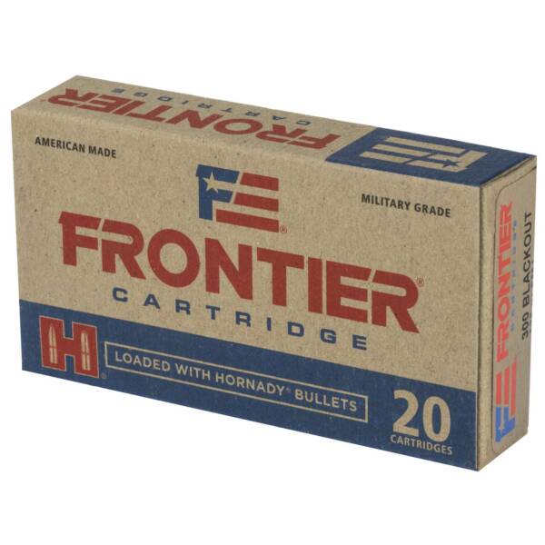 HORNADY FRONTIER 300 BLACKOUT 125GR 20RD BX 200RD CASE - Image 2