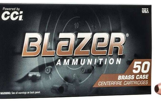 CCI 40 S&W 165 GR FMJ BLAZER BRASS 50 RD/BX 20 BX/CS