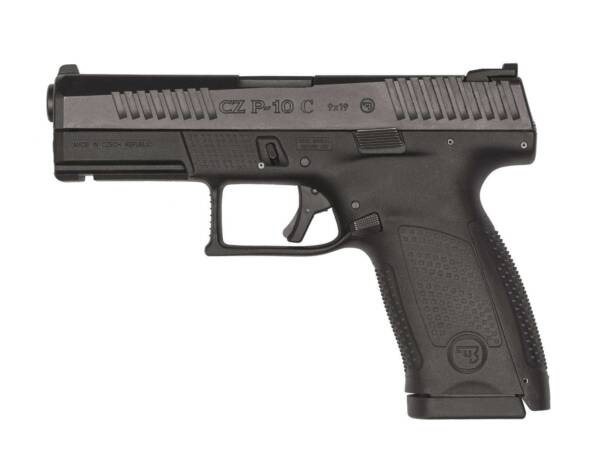 CZ P-10 C 9MM PISTOL BLACK REVERSE MAG CATCH 2-15RD MAGS - Image 2