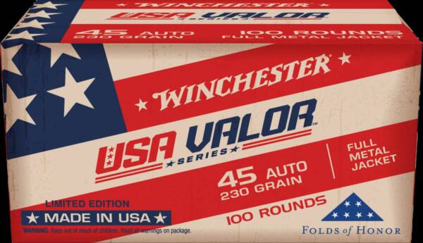 WINC USA VALOR 45ACP 230GR FMJ 100RD BX/500RD CASE