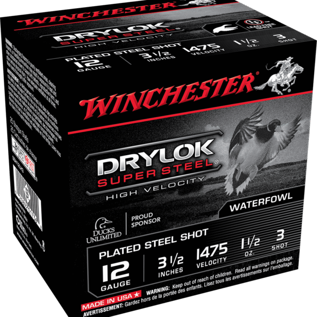 WINCHESTER DRYLOK SPR STEEL HV 12G 3-1/2" #3  1-1/2 OZ 25/250