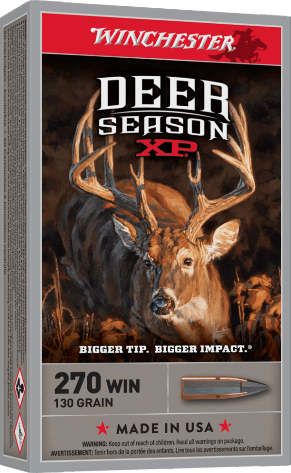 WINCHESTER DEER SEASON 270WIN 130GR 20RD BX 200RD CASE
