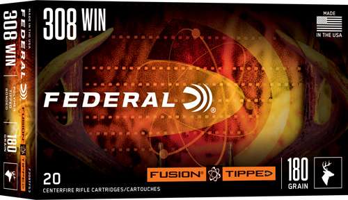 FEDERAL 308 WIN 180GR FUSION TIPPED 20 RD/BX 10 BX/CS