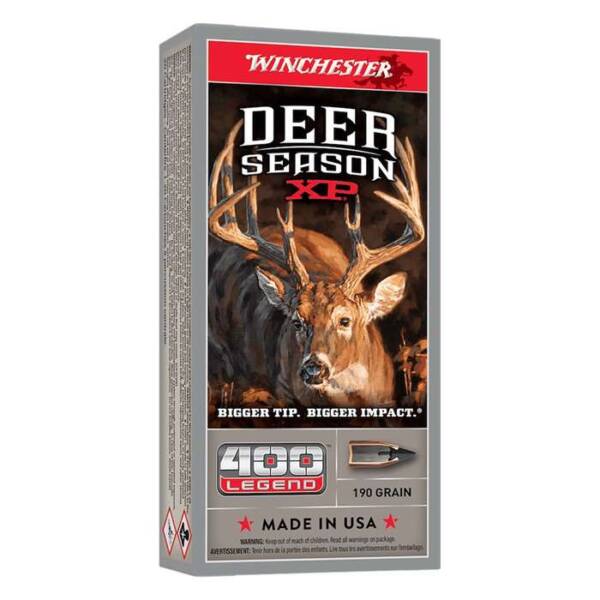 WINCHESTER 400 LEGEND DEER SEASON XP 190G 20RD BX 200RD CASE