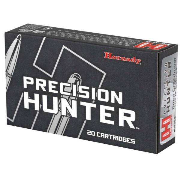 HORNADY PRECISION HUNTER 6MM CREEDMOOR 103GR ELD-X 20RD BX 200RD CASE - Image 2