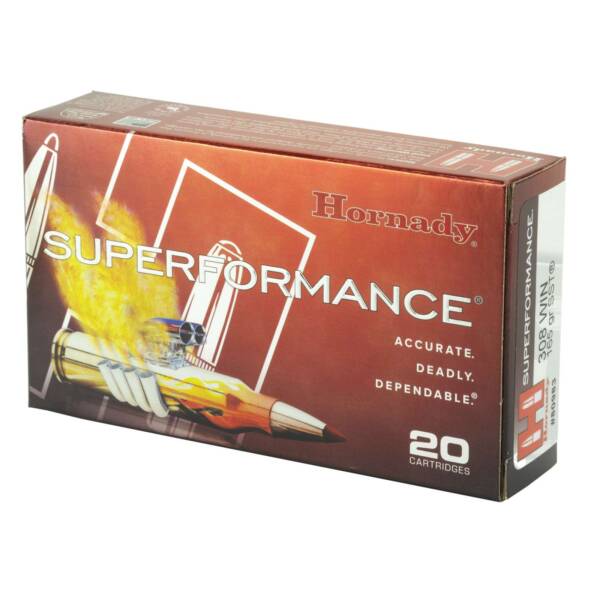 HORNADY SUPERFORMANCE 308WIN 165GR SST 20RD BX 200RD CASE - Image 2