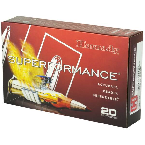 HORNADY SUPERFORMANCE 300WIN MAG 180GR SST 20RD BX 200RD CASE - Image 2