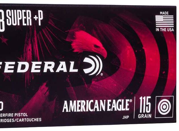 FEDERAL 38 SUPER +P 115GR JHP 50 RD/BX 20 BX/CS