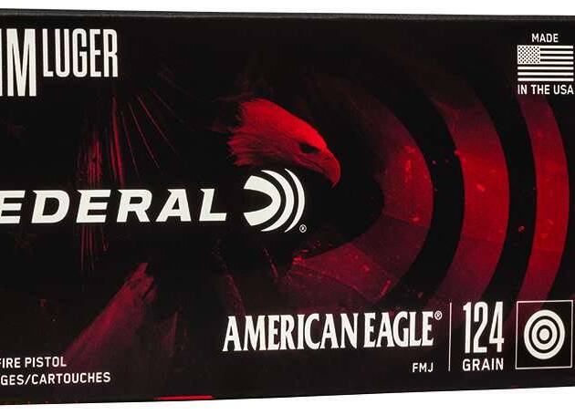 FEDERAL 9MM LUGER 124GR FMJ 50 RD/BX 20 BX/CS
