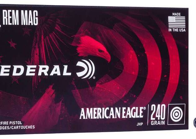 FEDERAL 44 REM MAG 240GR JHP 50 RD/BX 20 BX/CS