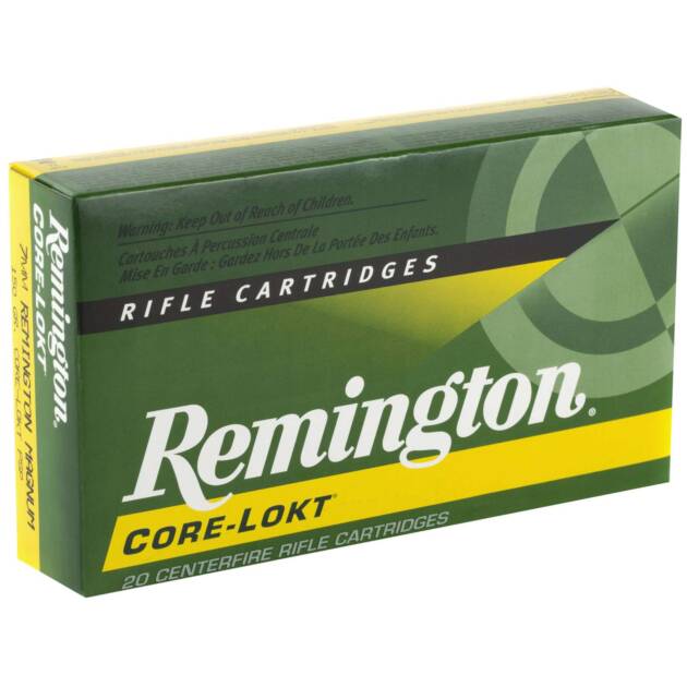 REMINGTON R7MM2 7MM REM MAG 150GR CORE-LOKT PSP 20 RD/BX 10 BX/CS