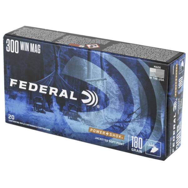 FEDERAL 300 WIN MAG 180GR POWER-SHOK SP 20 RD/BX 10 BX/CS - Image 2