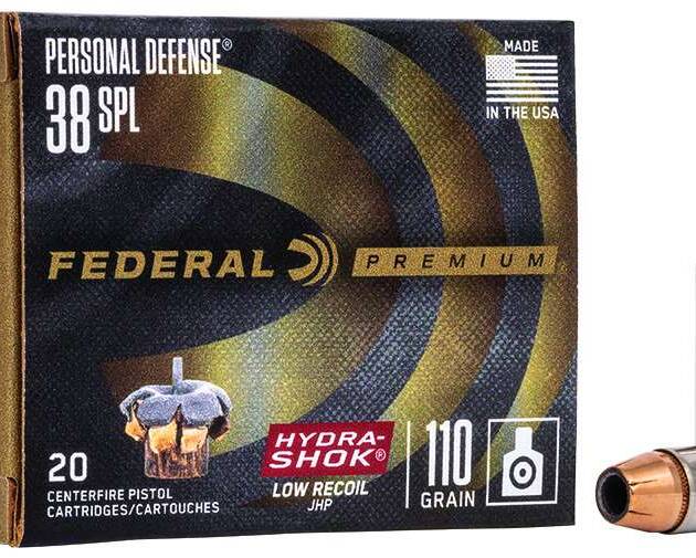 FEDERAL 38 SPL 110GR HYDRA-SHOK JHP 20 RD/BX 10 BX/CS