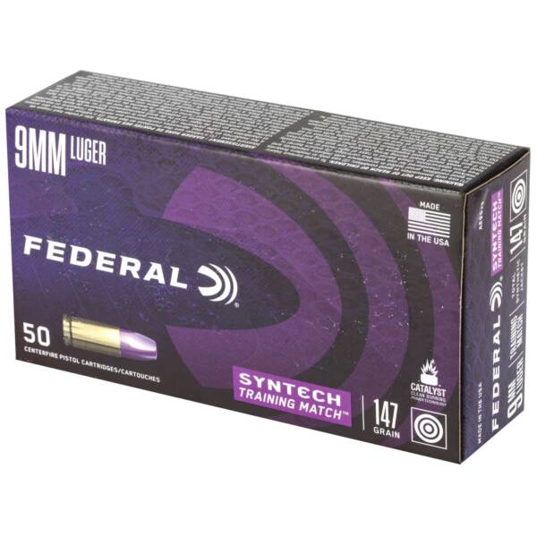 FEDERAL AE 9MM 147G SYNTEC MTCH TSJ - Image 2