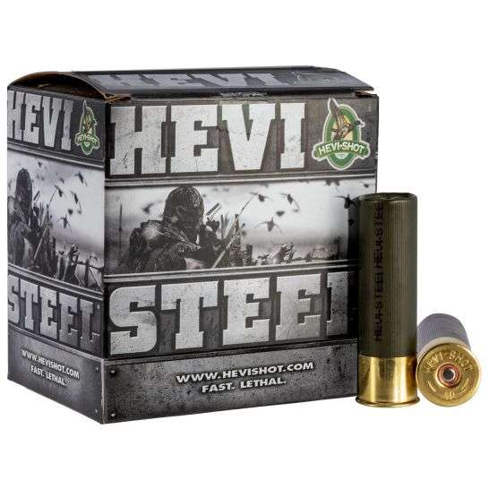 HEVI-SHOT HEVI-STEEL 12GA 3-1/2IN 1-3/8OZ #2 25 RD/BX 10 BX/CS