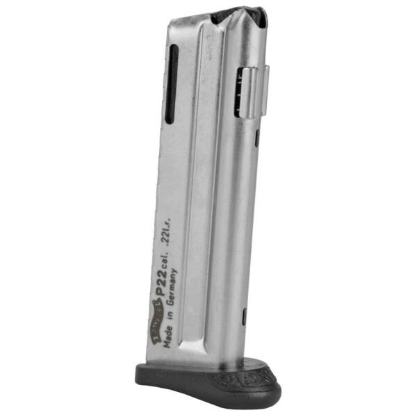 WALTHER P22Q W/FINGERREST MAG