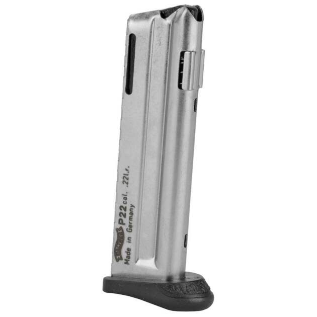 WALTHER P22Q W/FINGERREST MAG