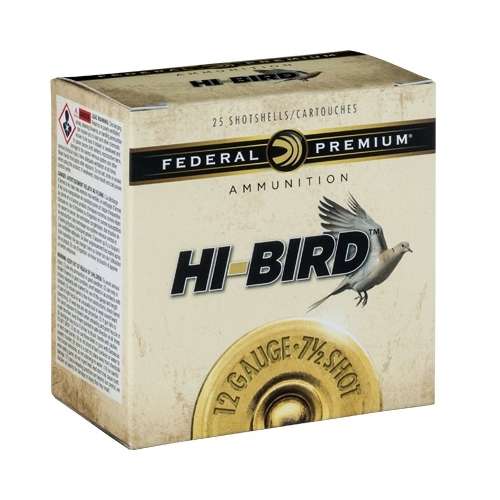 FEDERAL 12GA  2 3/4"  MAX  1 1/4OZ  7.5  1,330 FPS 25 RD/BX 10 BX/CS