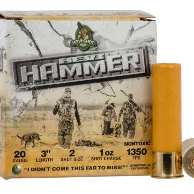 HEVI-SHOT HEVI-HAMMER 20GA 3IN 1OZ #2 25 RD/BX 10 BX/CS