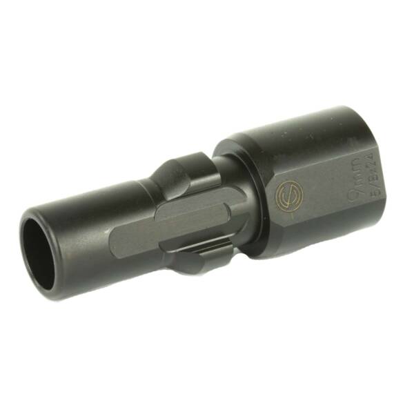 SILENCERCO 3-LUG MUZZLE DEVICE 5/8x24 9MM - Image 2