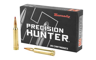 HORNADY PRECISION HUNTER 7MM REM MAG 162GR ELD-X 20RD BX 200RD CASE
