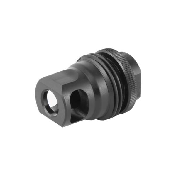SILENCERCO ASR MUZZLE BRAKE SINGLE PORT 1/2x28 9MM - Image 2