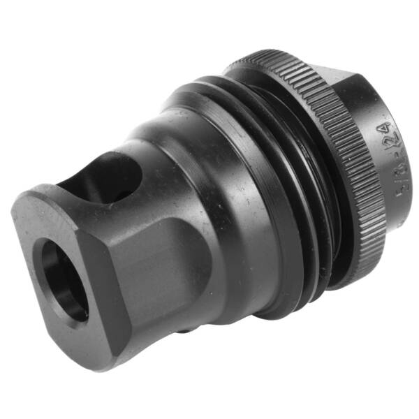 SILENCERCO ASR MUZZLE BRAKE SINGLE PORT 5/8x24 .30CAL - Image 2