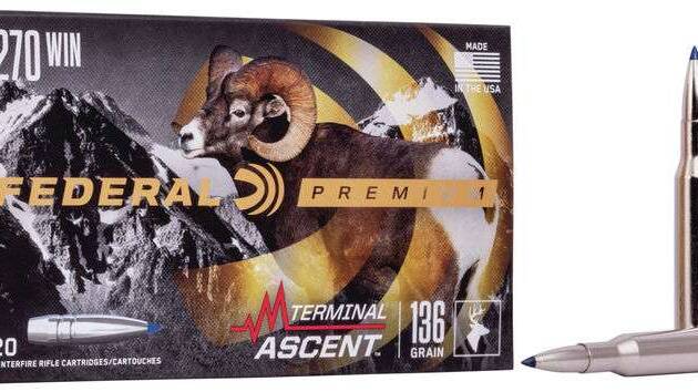 FEDERAL 270 WIN 136 GR TERMINAL ASCENT 20 RD/BX 10 BX/CS