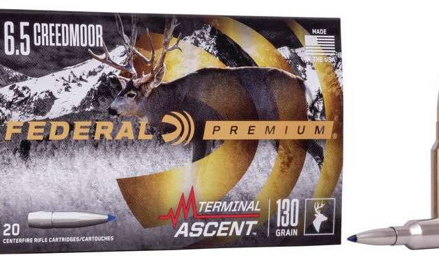FEDERAL 6.5 CREEDMOOR 130 GR TERMINAL ASCENT 20 RD/BX 10 BX/CS