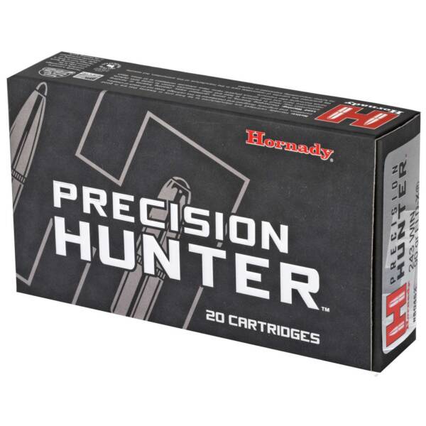 HORNADY PRECISION HUNTER 243 WIN 90GR ELD-X 20RD BX 200RD CASE - Image 2