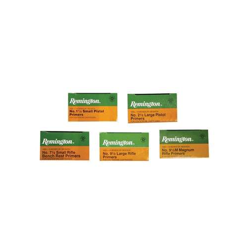 REMINGTON PRIMER 9-1/2 LARGE RIFLE 100 RD/BX 10BX/BRICK 5 BRICK/CS