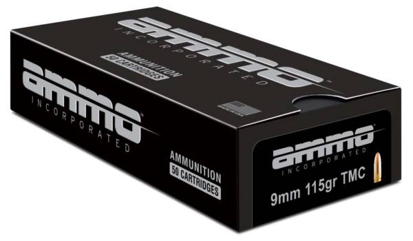 AMMO INC 9MM 115G TMC 50RD BX 1000RD CS