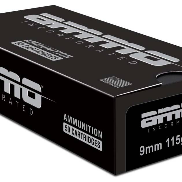 AMMO INC 9MM 115G TMC 50RD BX 1000RD CS