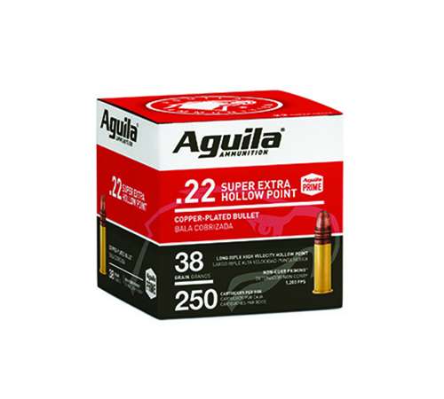 AGUILA 22LR HV HP 38GR 250RD BULK PK 8 PER CS
