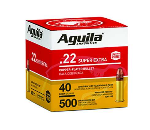 AGUILA 22LR HV SP 40GR 500RD BULK PK 4 PER CS