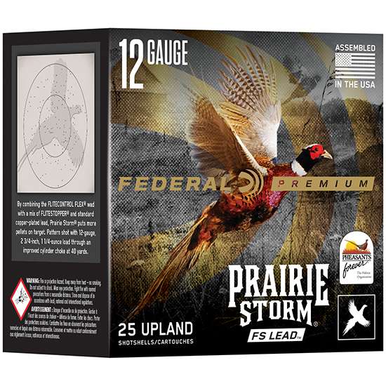FEDERAL 12GA 2-3/4" MAG. 1-1/4OZ 1,500 FPS 6 SHOT FS LEAD  25 RD/BX 10 BX/CS