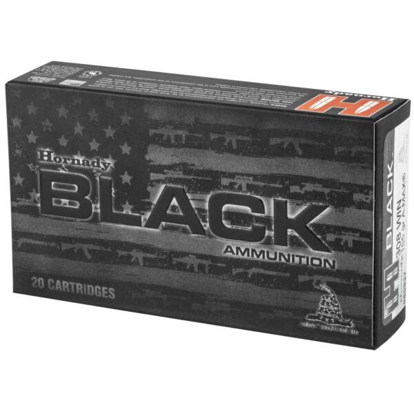 HORNADY BLACK 308WIN 155GR A-MAX 20RD BX 200RD CASE - Image 2