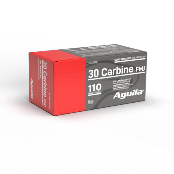 AGUILA 30 CARBINE FMJ 110GR 50RD BX 20 BXS PER CS