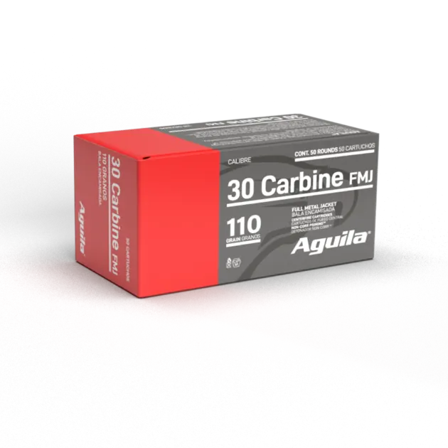 AGUILA 30 CARBINE FMJ 110GR 50RD BX 20 BXS PER CS