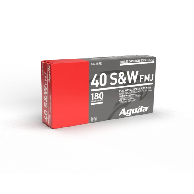 AGUILA 40 S&W FMJ 180GR 50RD BOX 20 BXS PER CS