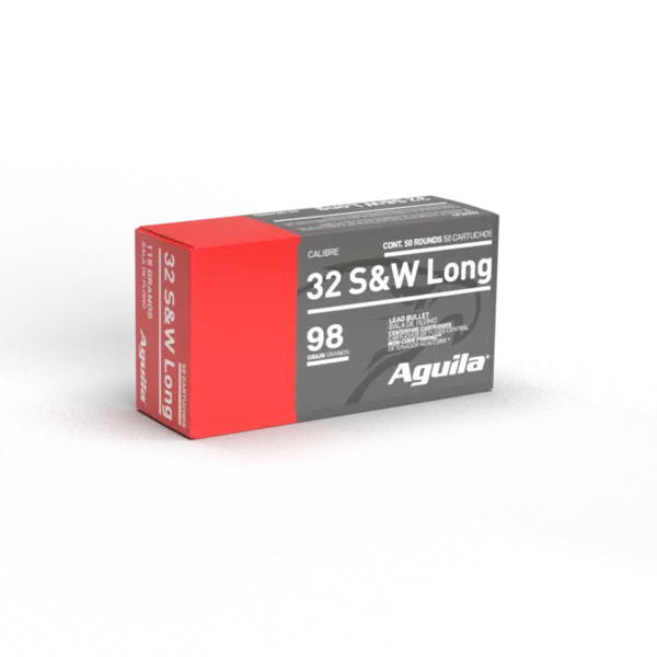 AGUILA 32 S&W LNG FMJ 98GR 50RD BOX 20 BXS PER CS