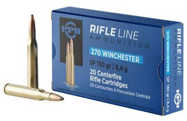PPU 270 WIN 130GR SP 20RD BOX 10 BOXES PER CASE