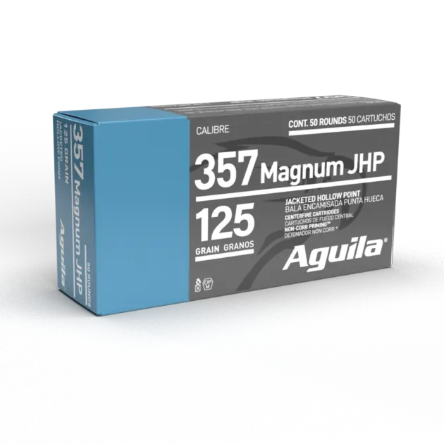 AGUILA 357 MAG JHP 125GR 50RD BOX 10 BXS PER CS